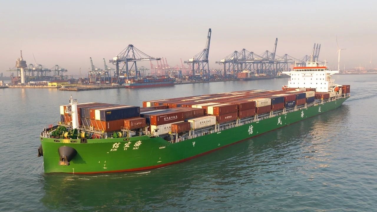 “信宜海”内贸集装箱船首航天津至福清至广州南沙