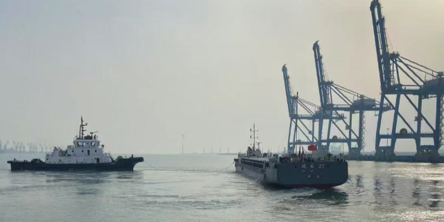 幼清河集装箱海河联运实现突破性升级