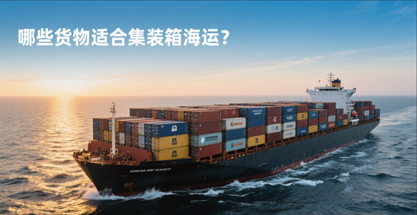 哪些货物适合集装箱海运？